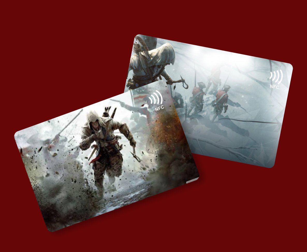 Frost Assassin custom NFC business card Sri Lanka by Zarcon