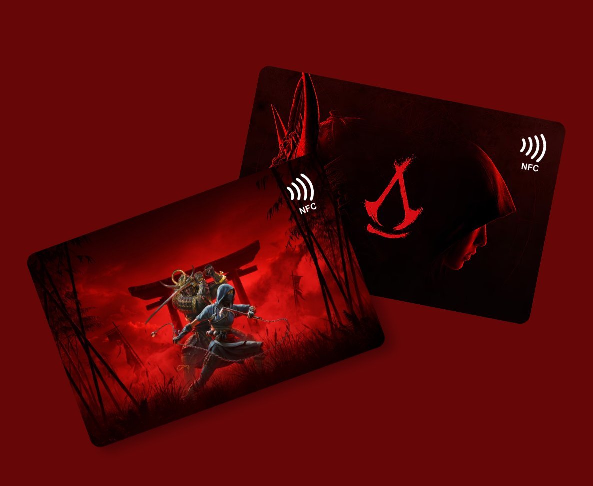 Red Assassin custom NFC business card Sri Lanka by Zarcon